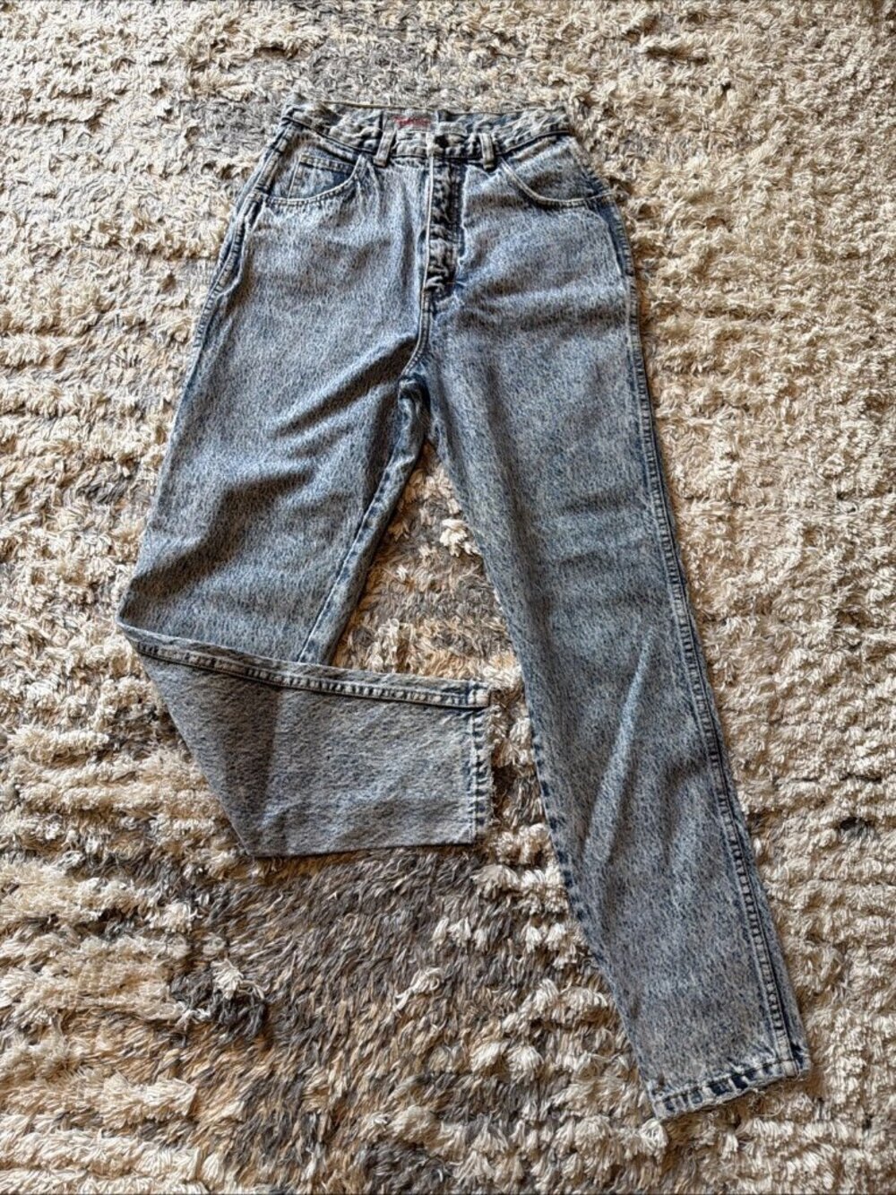 VTG NO EXCUSES Horoscope Acid Wash Retro Denim Jeans Women’s 9